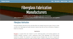 Desktop Screenshot of fiberglassfabricators.com